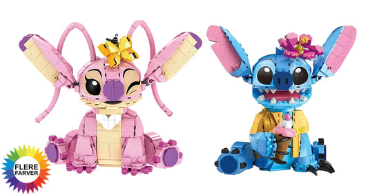 Stitch Angel Byggeklodser med Bevægelige Ører