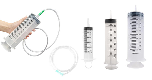 Stor Kapacitet Sprøjtepumpe med 1m Slange – 100/300/550 ml