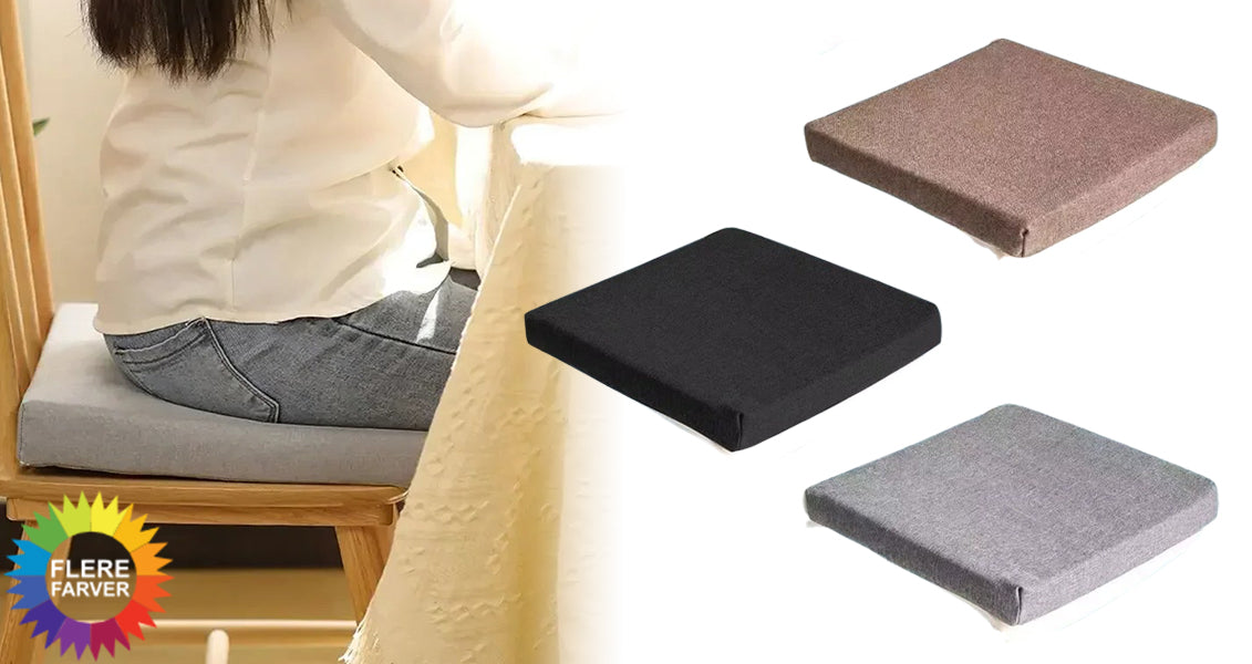 Tyk Sædehynde til Stol eller Gulv