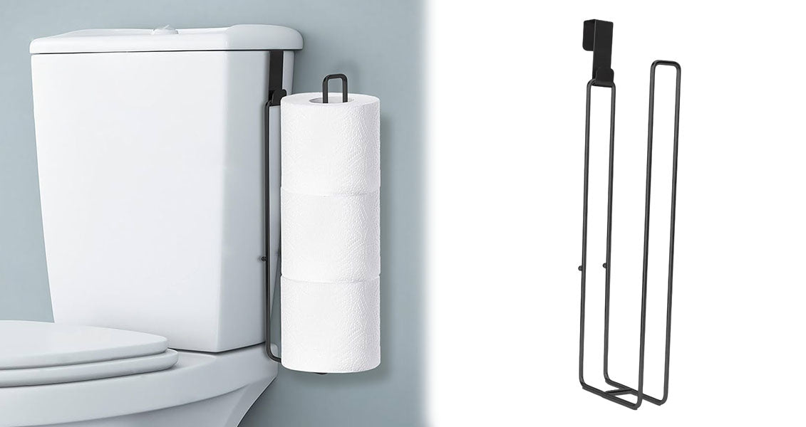 Selvklæbende Toiletpapirholder med Håndklædestang