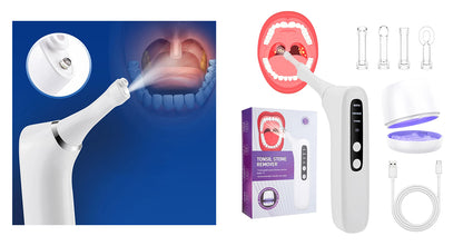 Elektrisk Tonsilstenfjerner med Sug