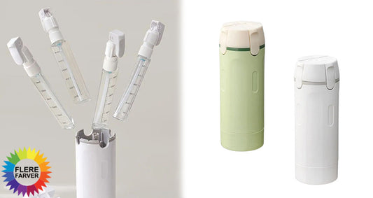Bærbar 4-i-1 Rejsedispenser til Toiletsager