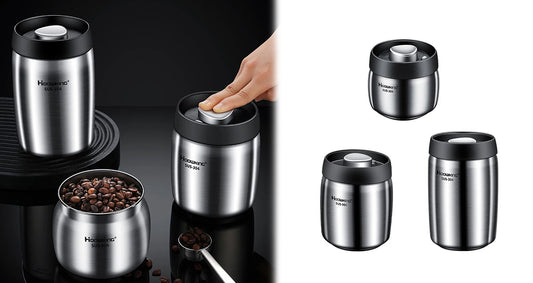 Rustfrit Stål Vakuumforseglet Kaffebønnebeholder