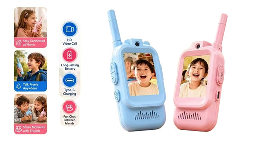 Genopladelige Video-walkie-talkies til Børn