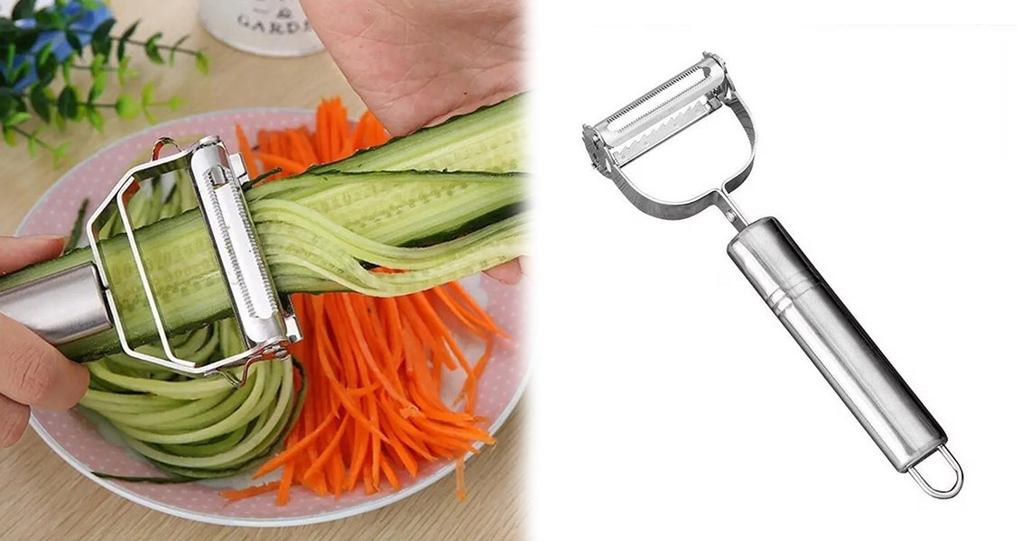 Rustfrit Stål Grøntsagsskræller og Julienneskærer