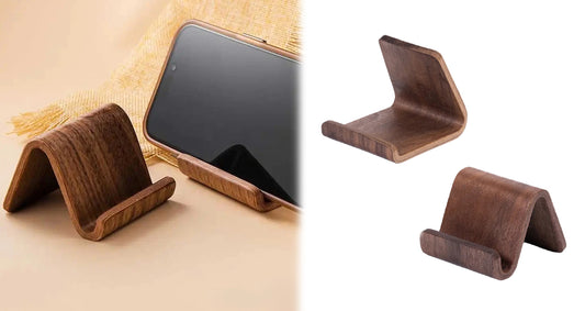Minimalistisk Mobilholder i Træ