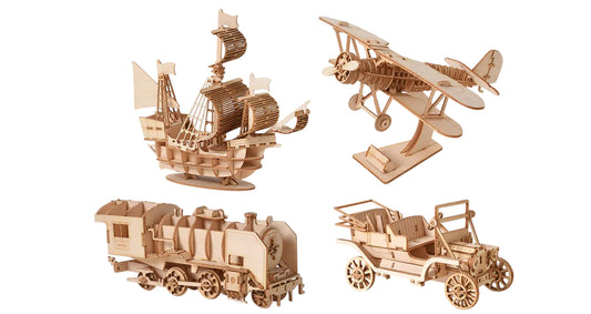 DIY 3D Træpuslespil Modelkit