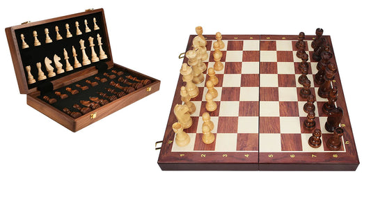 Træskaksæt med Foldbart Bræt