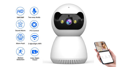 5MP WiFi Smart Hjem Sikkerhedskamera