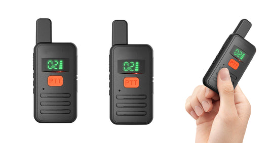 Mini Walkie Talkie med Lang Rækkevidde Radiosæt
