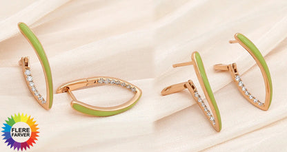 Emaljeøreringe til Kvinder