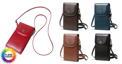RFID-Beskyttet Crossbody-Telefonpung til Kvinder