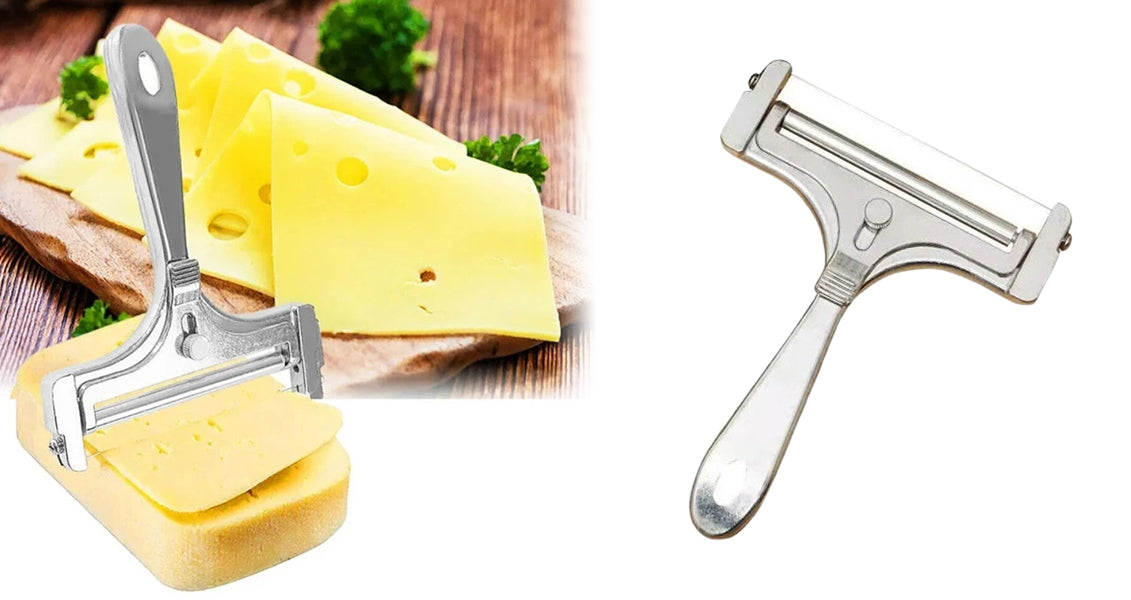Justerbar Oste- og Smørskærer i Tråd
