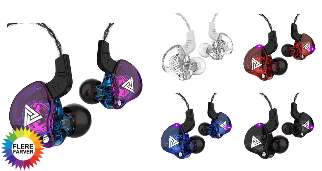 Kablede In-Ear Høretelefoner med Mikrofon og Bas