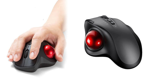 Genopladelig Trådløs Trackball Mus