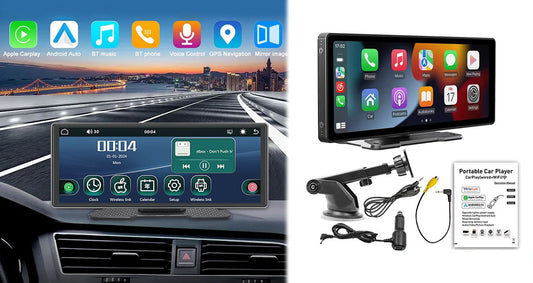 10,26-Tommer Trådløs CarPlay Android Auto GPS-Skærm