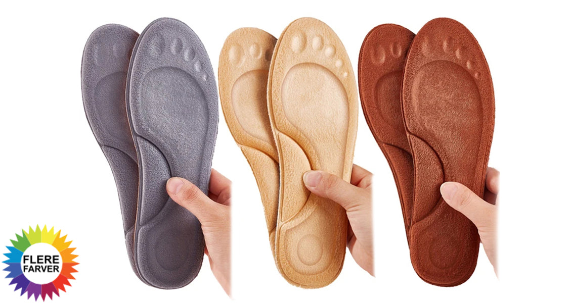 Varme 4D Massage Løbesko Indlægssåler