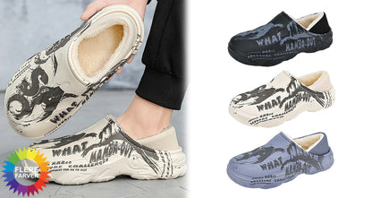 Varme Vinterhjemmesko til Mænd – Til Indendørs og Udendørs Brug