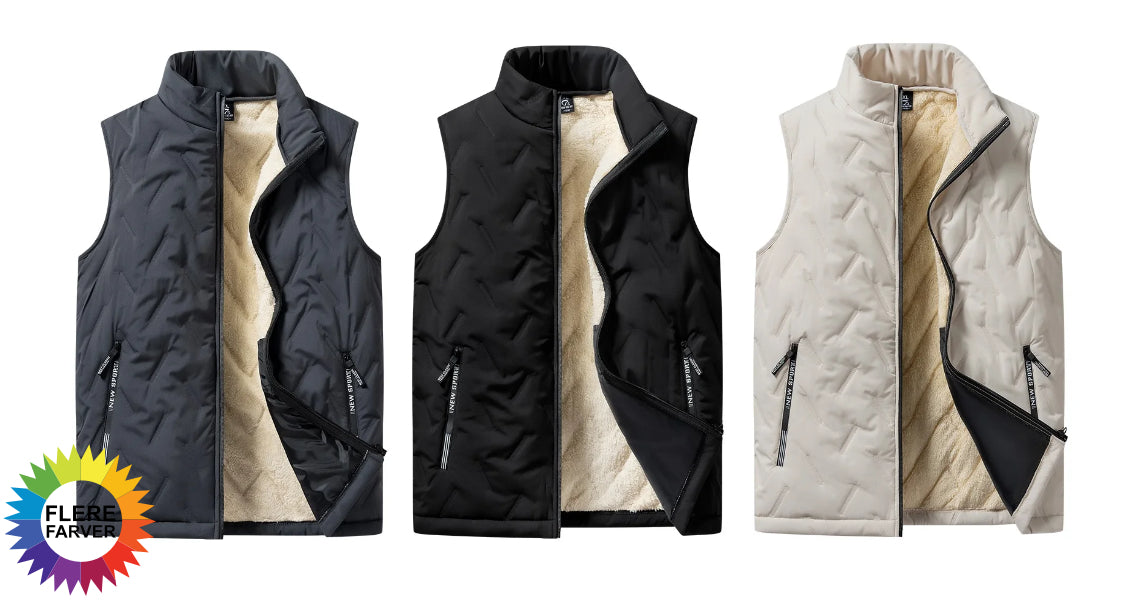 Varm Bomuldsvest til Mænd