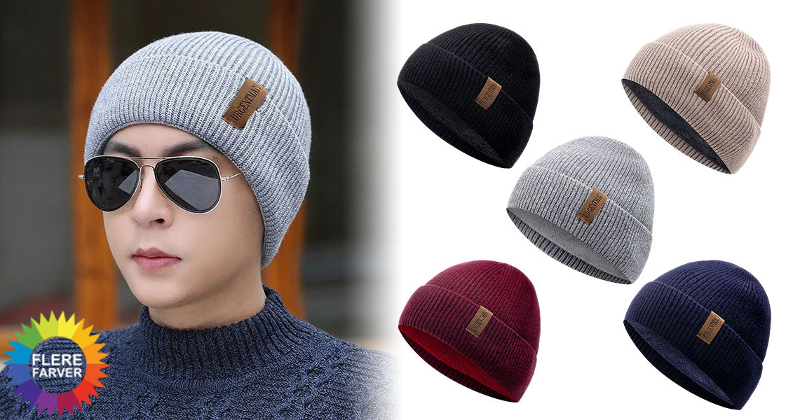 Varm Fleece Vinter Beanie Hue