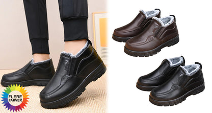 Varme Slip-on Vintersko til Mænd med Fleecefor