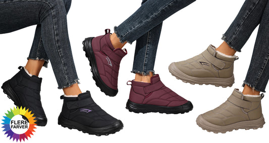 Varme Vandtætte Vinterstøvler til Kvinder