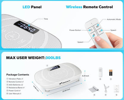 Vibrationsplade til Helkropstræning og Vægttab