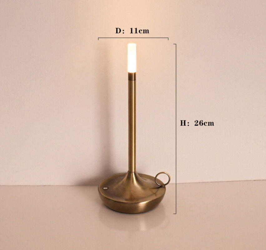Genopladelig LED Stearinlys Bordlampe