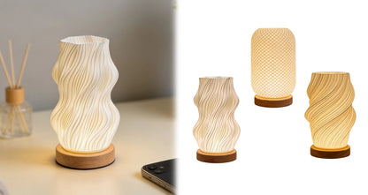 Nordisk LED-skrivebordslampe med 3 Lysfarver
