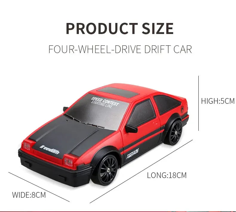 Højhastighed 4WD Drift RC Bil