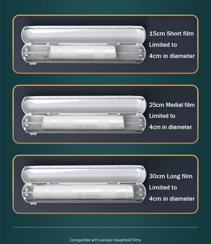 Magnetisk Plastfoliedispenser med Skær