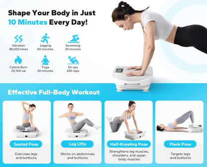 Vibrationsplade til Helkropstræning og Vægttab