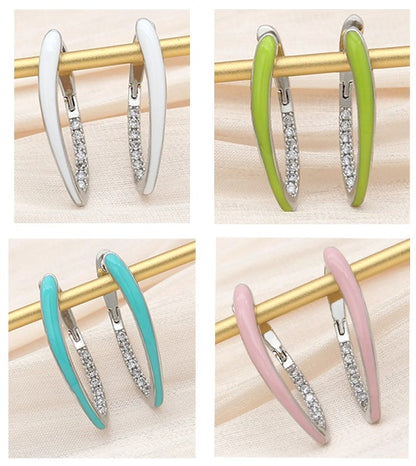 Emaljeøreringe til Kvinder