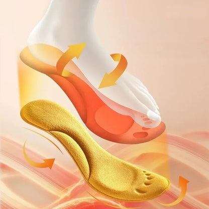 Varme 4D Massage Løbesko Indlægssåler