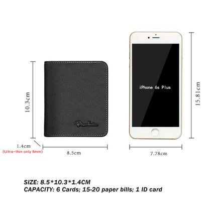 Slank Herrepung i Ægte Læder