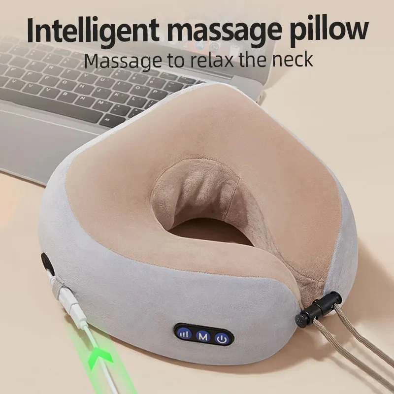 Bærbar Opvarmet Nakkemassagepude
