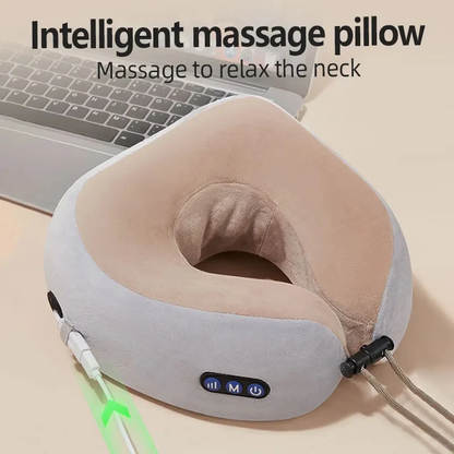 Bærbar Opvarmet Nakkemassagepude