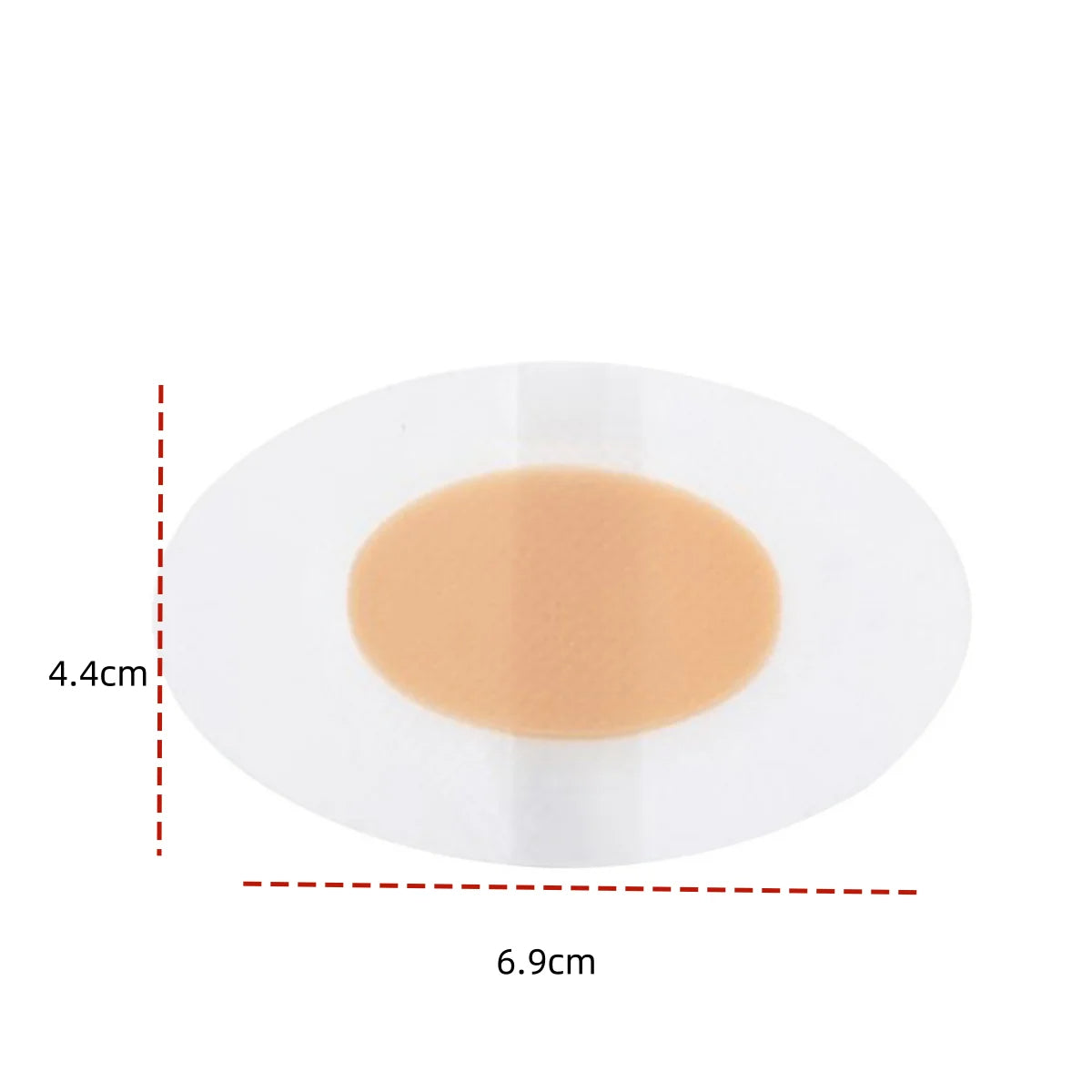 30 Stk. Selvklæbende Gel Vabelplastre til Hælen