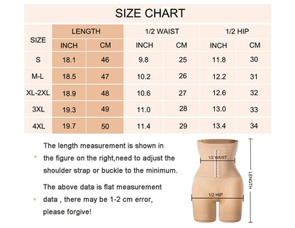 Højtaljede Shapewear-Shorts med Balleløft