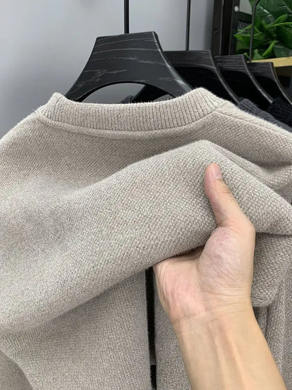 Varm Fleece Sweater Pullover til Mænd