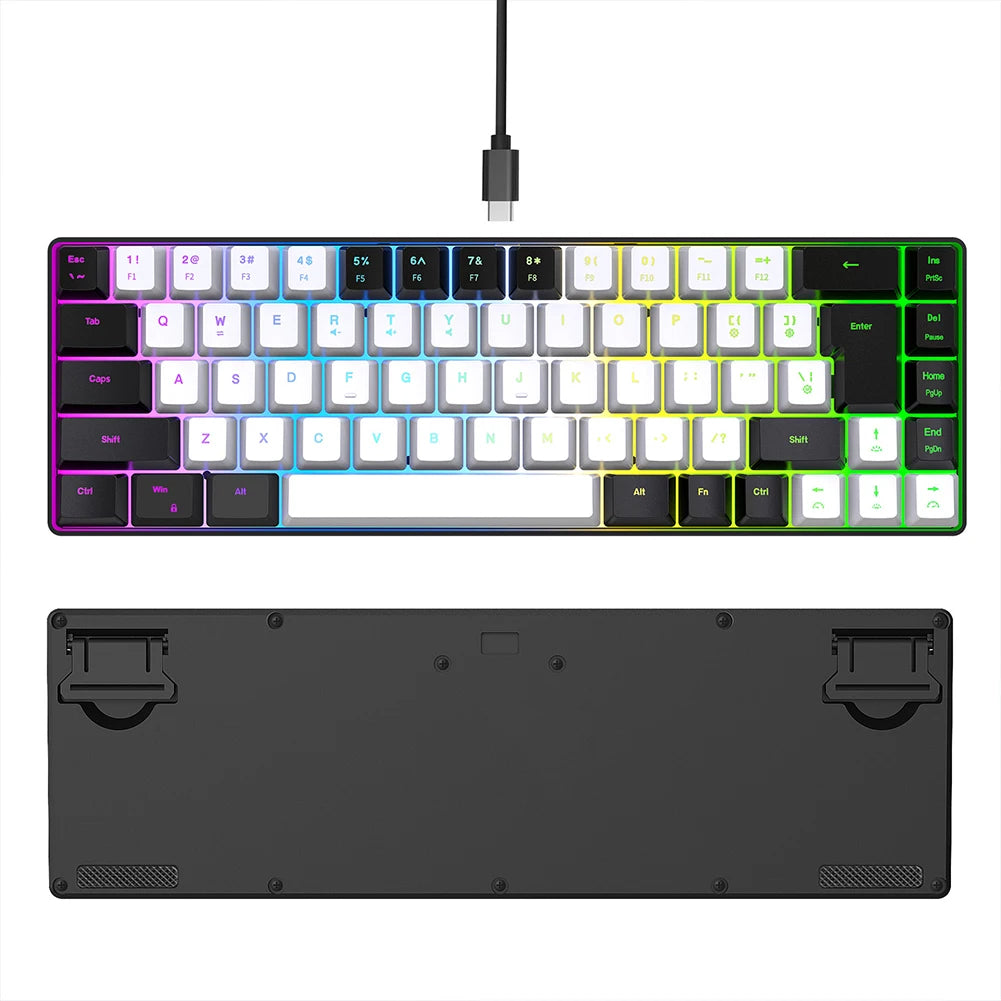 Kablet Mekanisk Gaming Tastatur med RGB