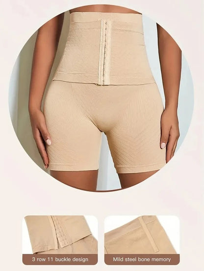 Højtaljede Shapewear-Shorts med Balleløft