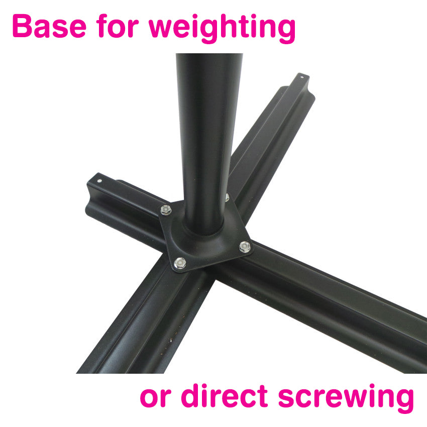 Elegant Udendørs Parasol med LED og Solcellepanel - Vælg mellem 300 cm eller 350 cm