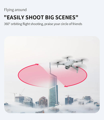 GPS 4K Drone med Dobbelt HD-Kamera