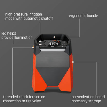 7800mAh Bærbar Dækkompressor