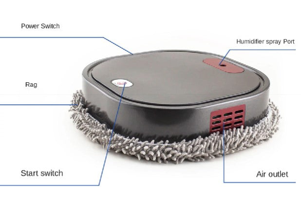 Smart 3-i-1 Robotstøvsuger og Mopper