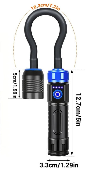 Genopladelig 360° Roterende LED-arbejdslygte