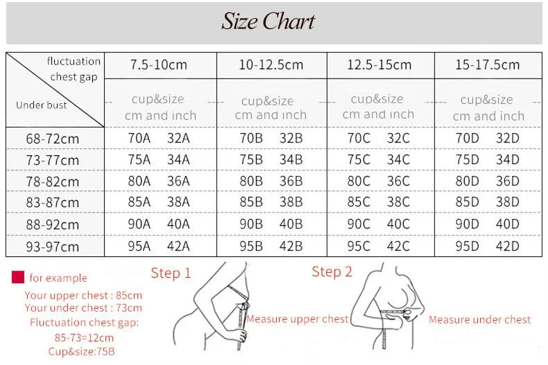 Sømløs Push-Up BH – Blød og Uden Bøjle