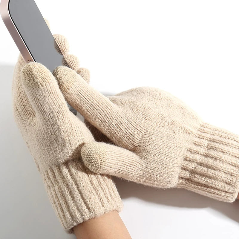 Varme Vinter Fleece Touchscreen Handsker