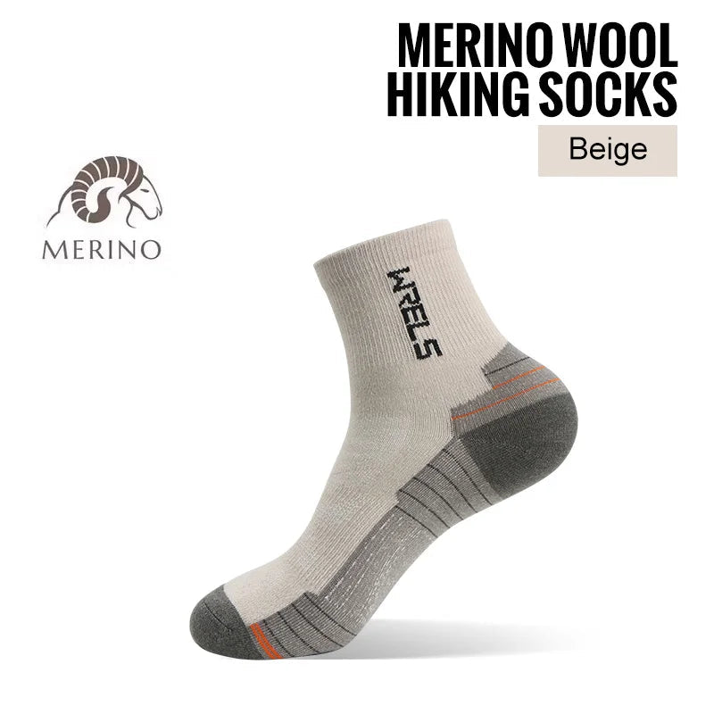 Løbesokker i Merinould med Kompressionsstøtte